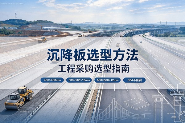 佳县沉降板选择方法