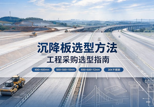 佳县沉降板选择方法